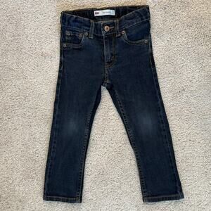 Levi's 510 Skinny Dark Wash Denim Jeans 2T